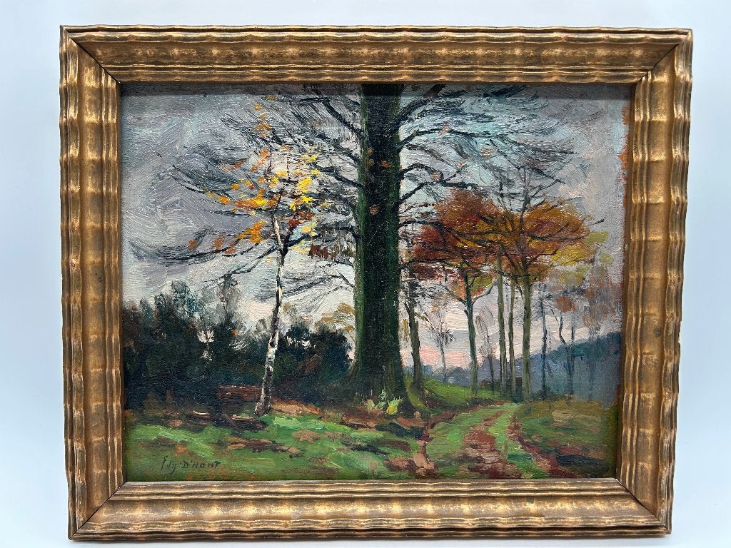 HSP d'Edgard d'Hont (1861 - 1941) - l'éclaircie, Enlèvement ou Envoi, Panneau, Paysage, Impressionniste