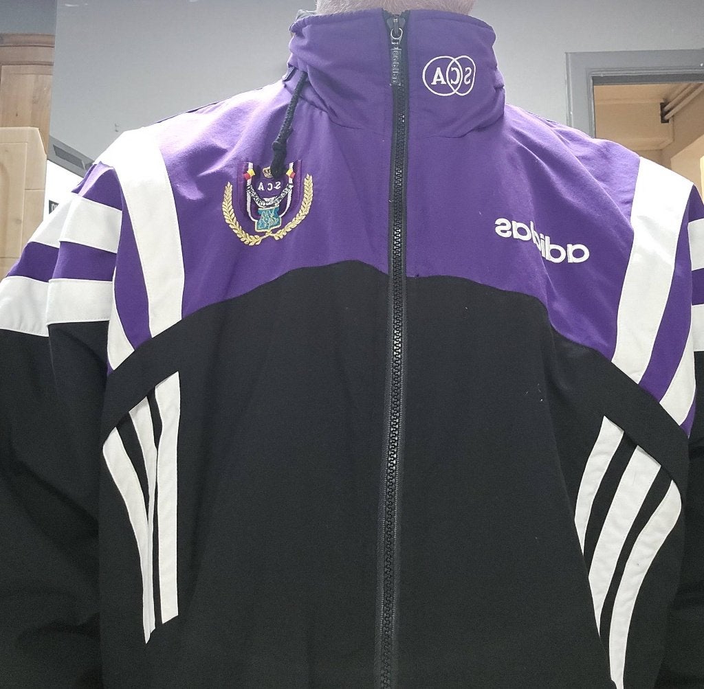 Parka RSC ANDERLECHT taille L Vintage, Kleding | Heren, Sportkleding, Maat 52/54 (L), Overige kleuren, Ophalen of Verzenden, Zo goed als nieuw