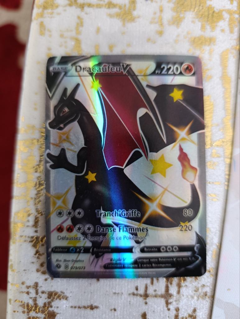 Charizard V, Ophalen, Gebruikt, Losse kaart, Foil