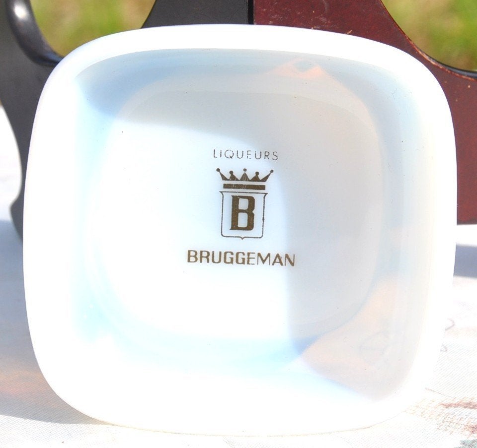 vide poche en verre publicité liqueur bruggeman, Enlèvement ou Envoi, Comme neuf, Autres types