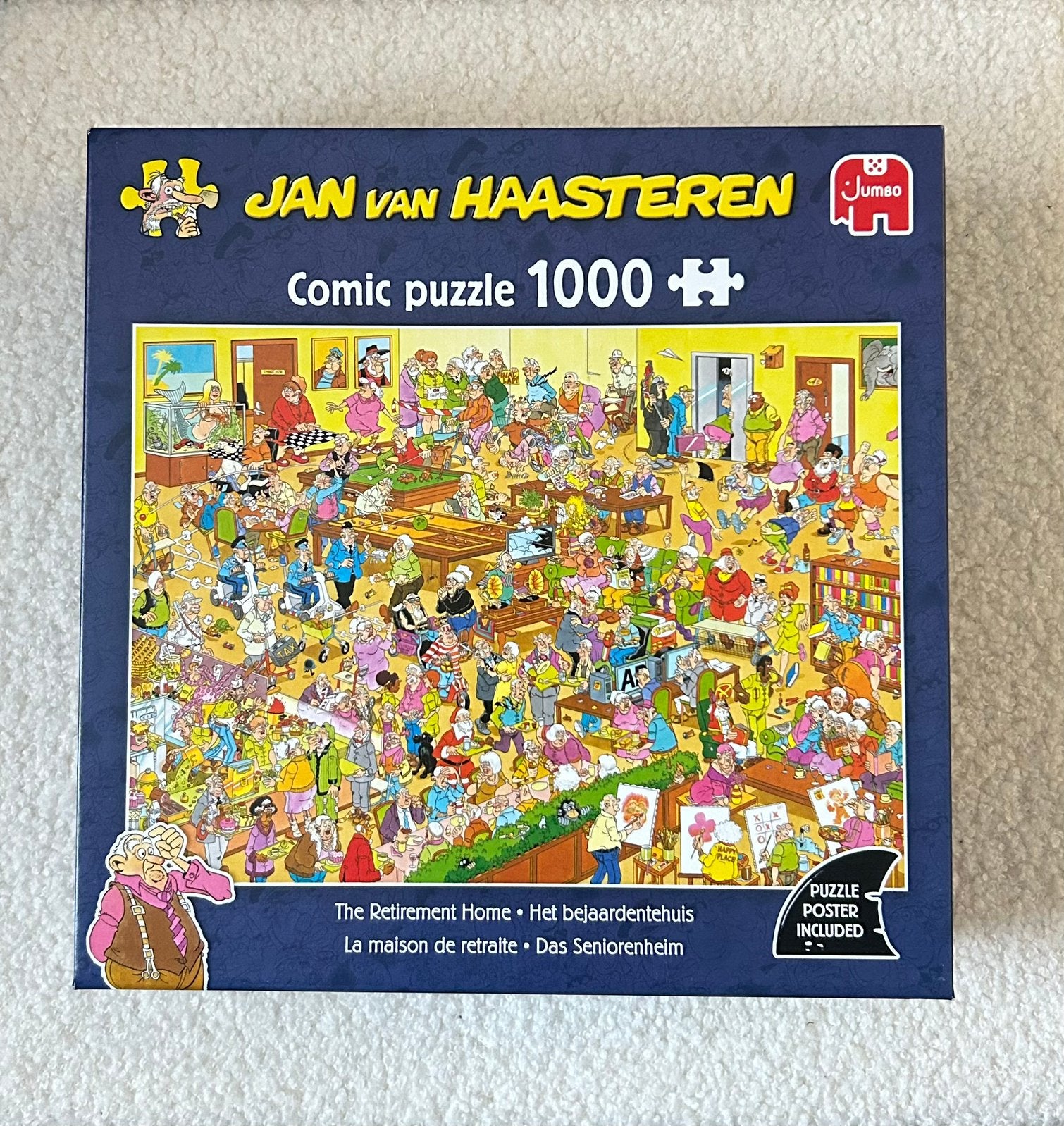 Puzzel Jan van Haasteren 1000 stuks, Ophalen, 500 t/m 1500 stukjes, Nieuw, Legpuzzel
