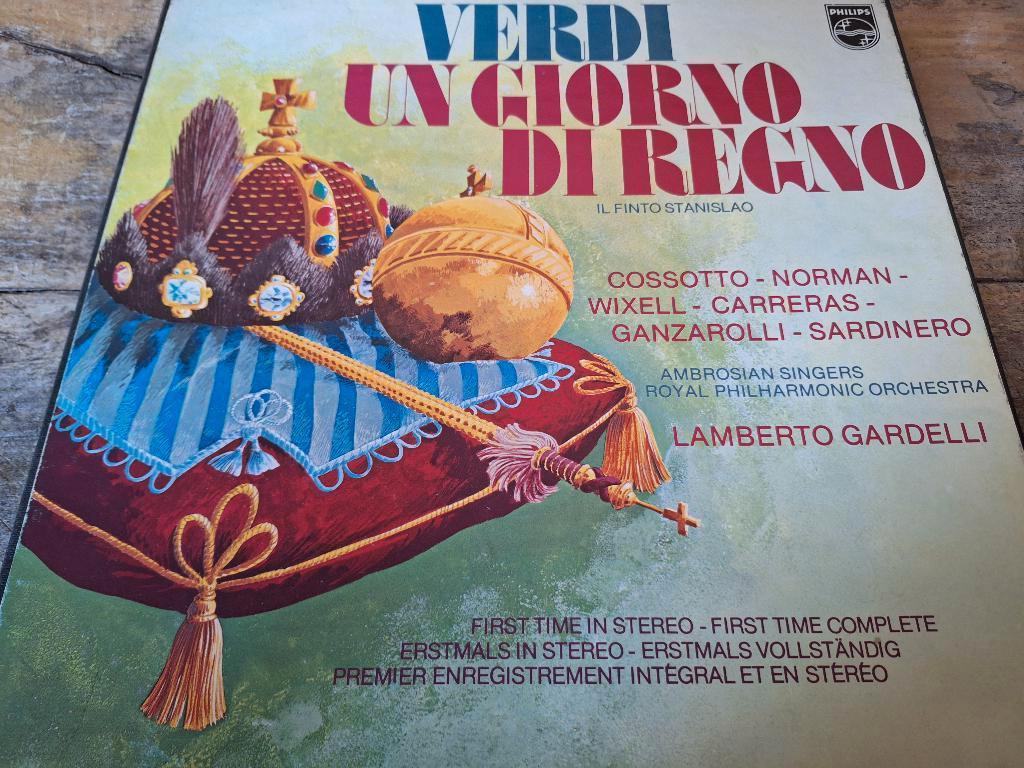 Verdi / Gardelli - Un Giorno Di Regno Box 3 x Lp's Vinyl, Gebruikt, Opera of Operette, Ophalen of Verzenden, Romantiek