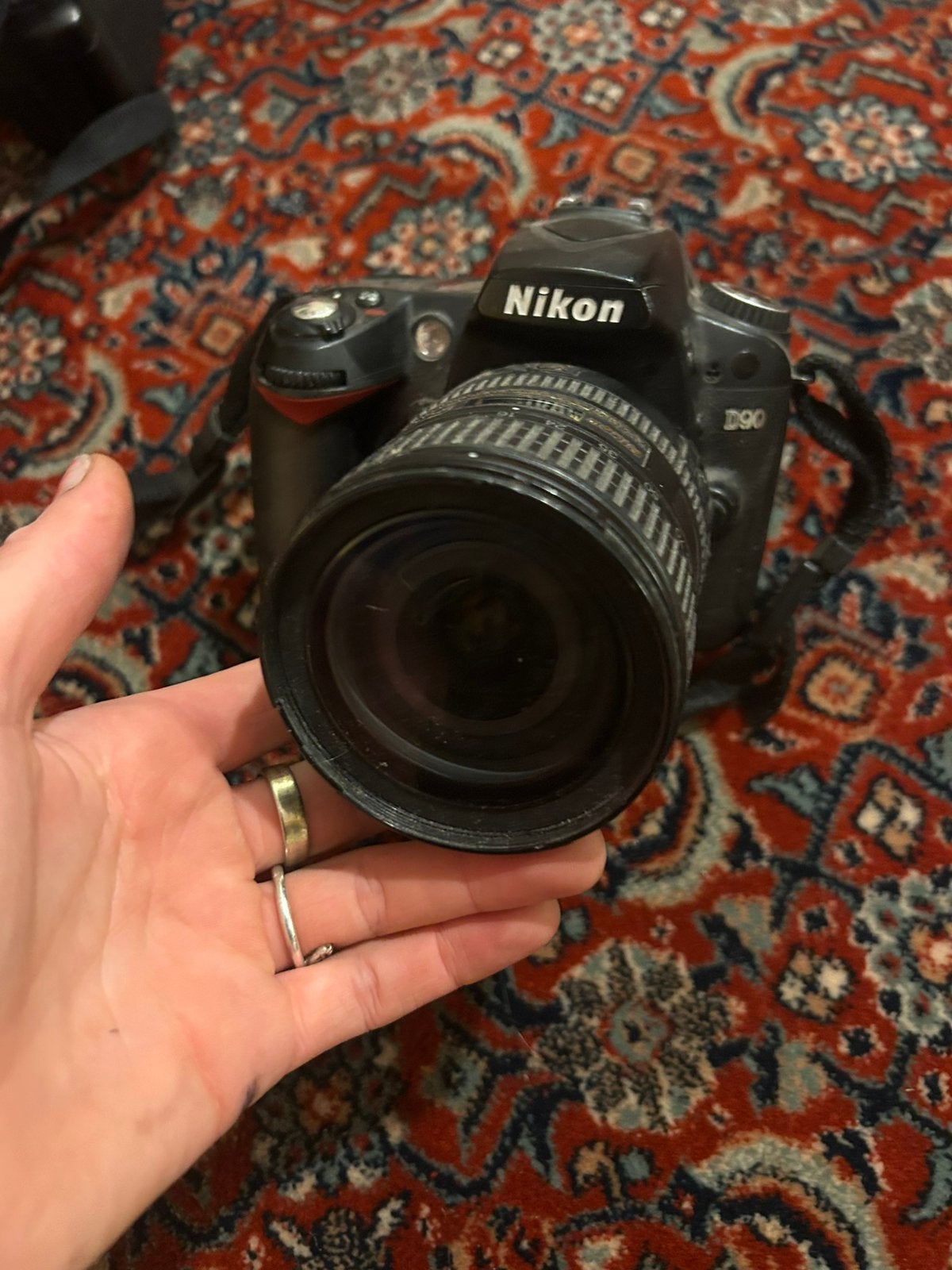 Nikon D90 digitale spiegelreflexcamera met zoomlens, Audio, Tv en Foto, Ophalen of Verzenden, Zo goed als nieuw, Nikon