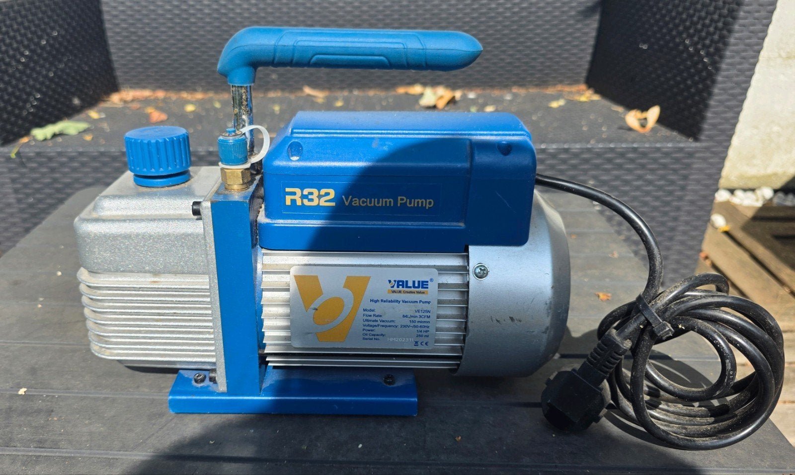 Value R32 vacuümpomp airco/koeltechniek, Ophalen, Zo goed als nieuw
