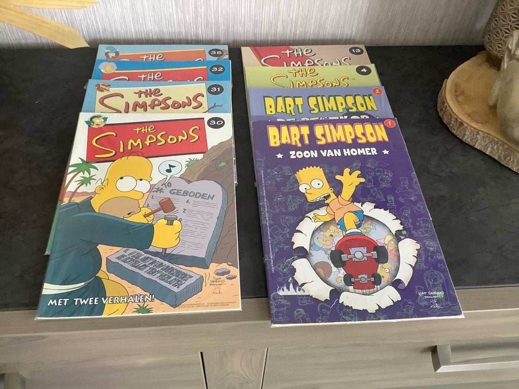 The Simpsons verschillende strips, Plusieurs BD, Enlèvement ou Envoi, Utilisé, Matt Groening