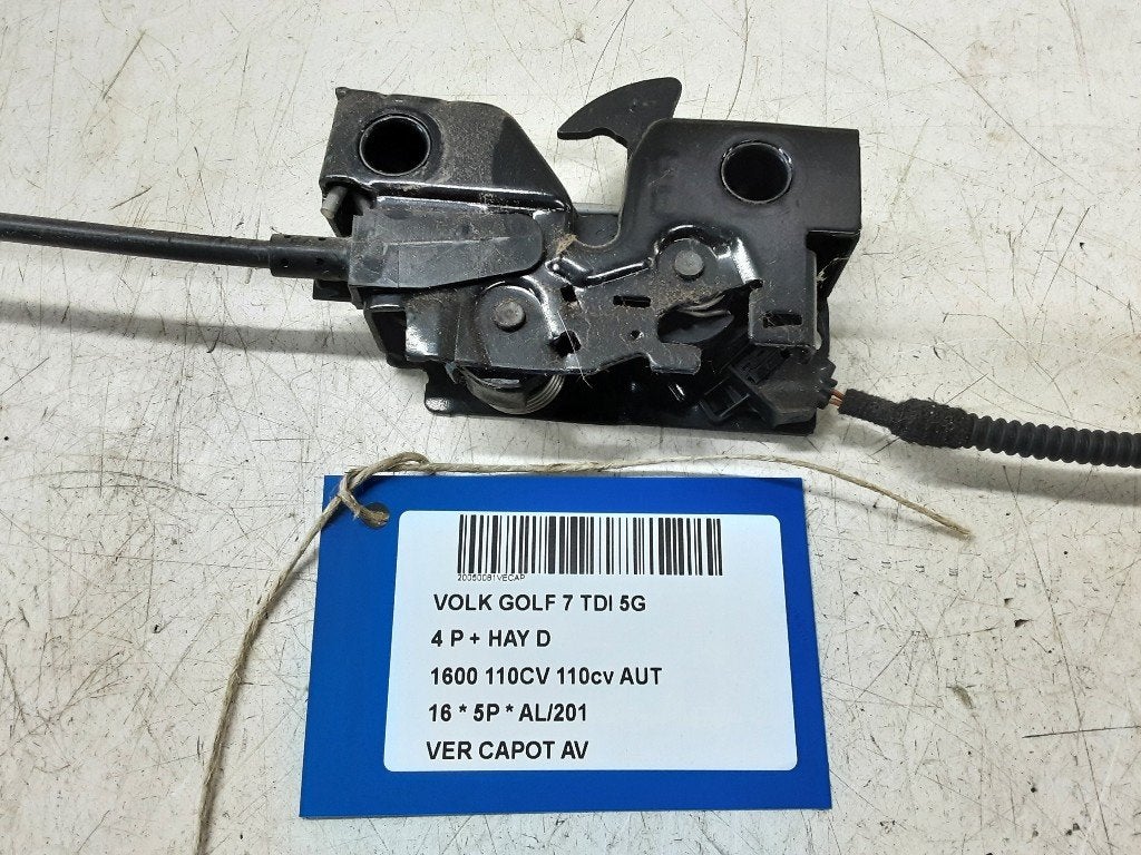 SERRURE CAPOT Volkswagen Golf VII (AUA) (01-2012/03-2021), Volkswagen, Mevr. I. Hauben, Utilisé, Rue de l'Espoir 34 34
4030  GRIVEGNÉE, BE
