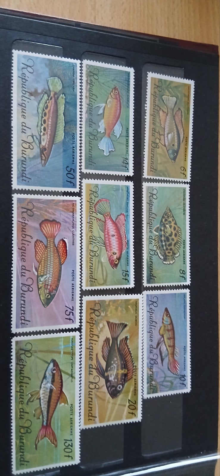 timbres neufs de la République du Burundi Série complète PA6, Enlèvement ou Envoi