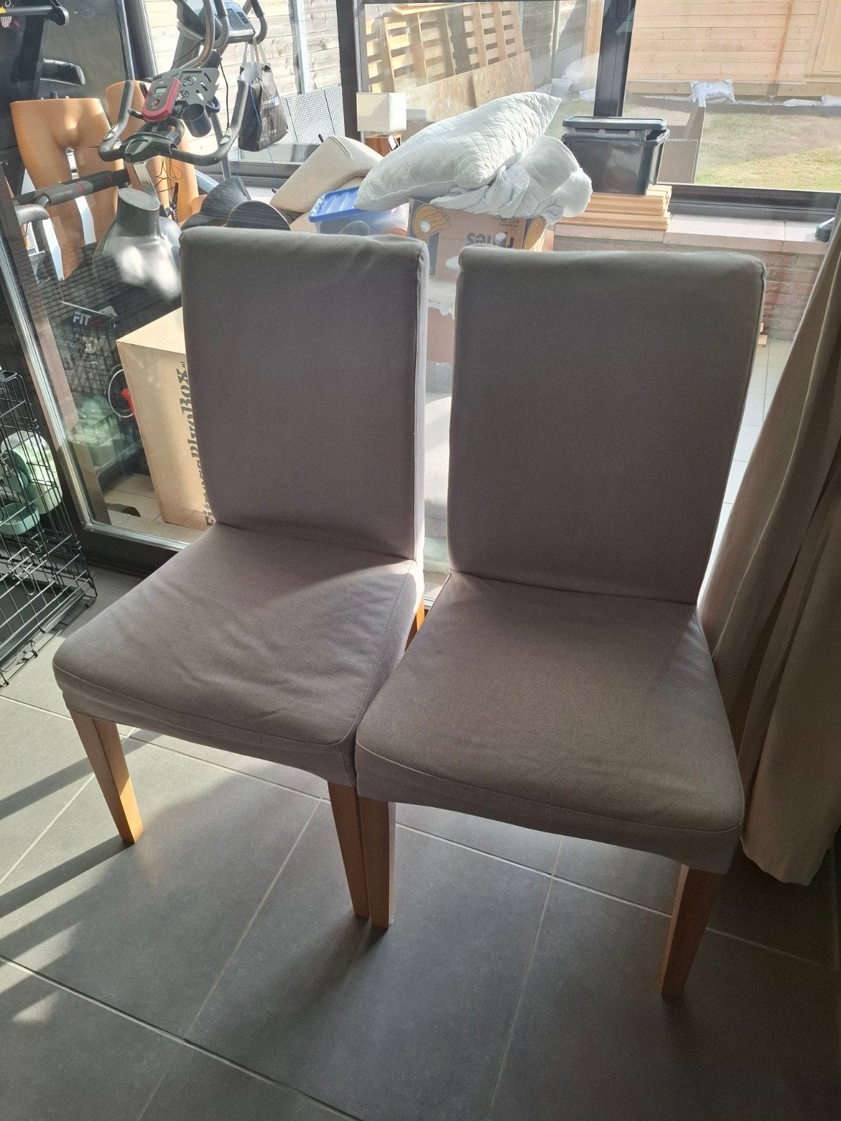6 IKEA HENRIKSDAL-stoelen - zeer goede staat, Huis en Inrichting, Ophalen, Hout, Vijf, Zes of meer stoelen