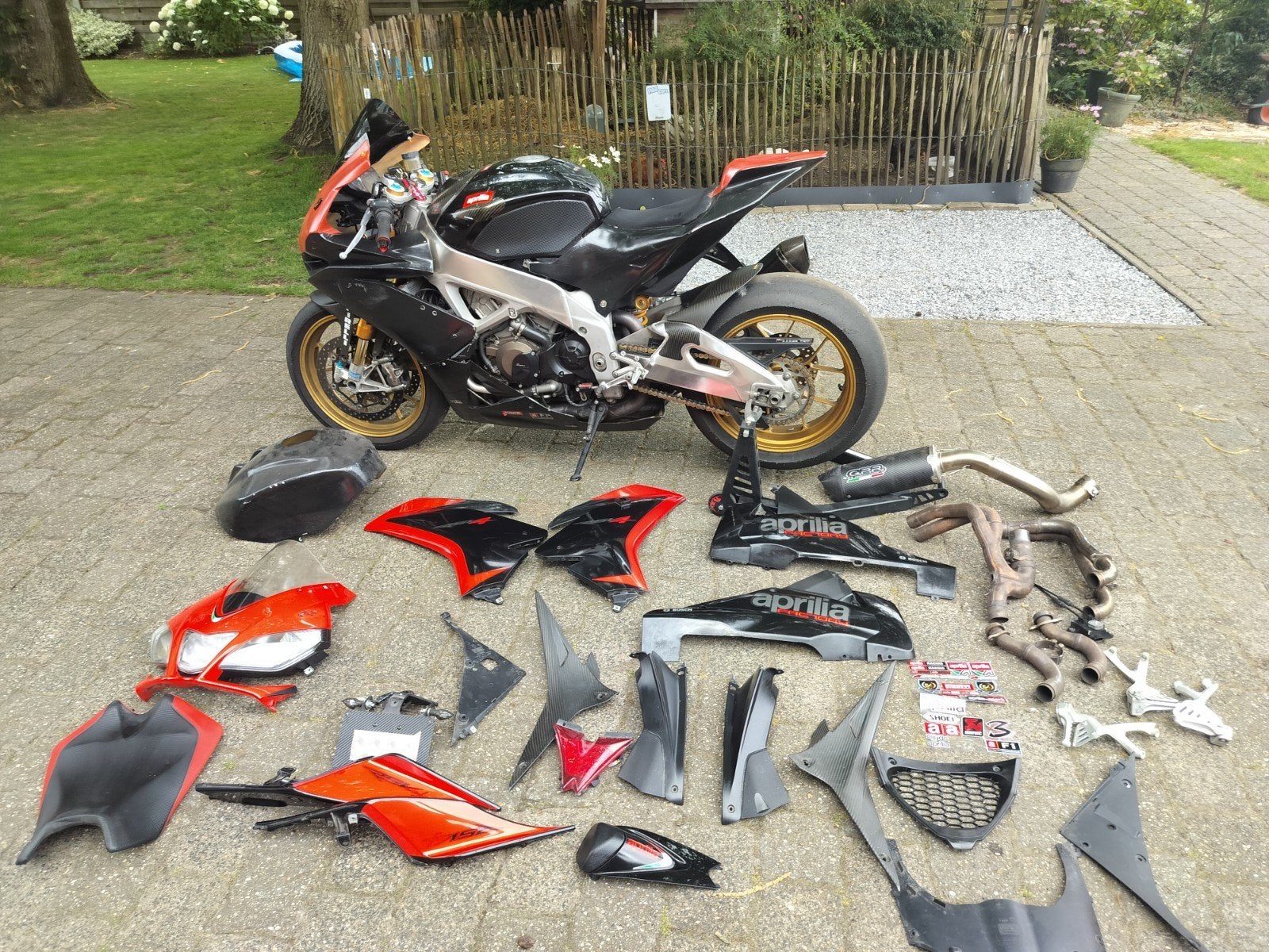Circuitmotor aprillia rsv4 factory 2013, Motoren, Accessoires | Overige, Ophalen