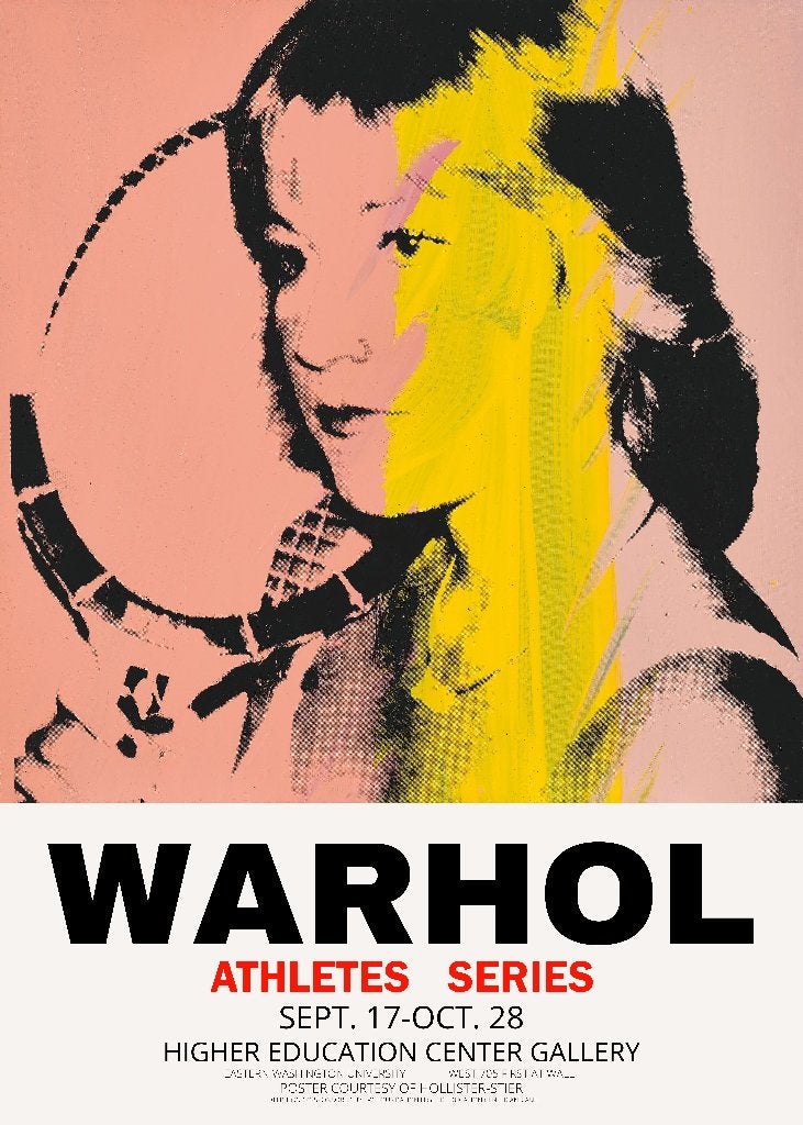 Affiche Andy Warhol, Antiek en Kunst, Ophalen of Verzenden