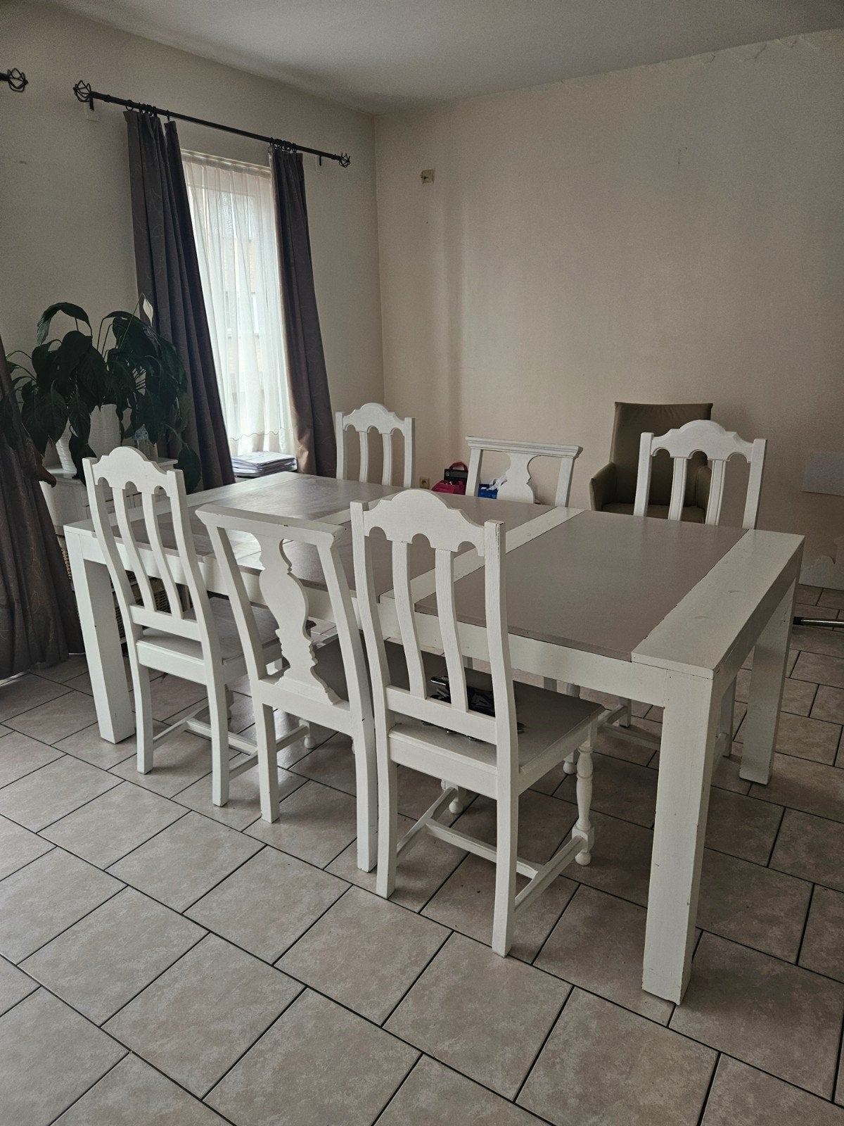 Tafel en 6 stoelen gratis op te halen, Enlèvement