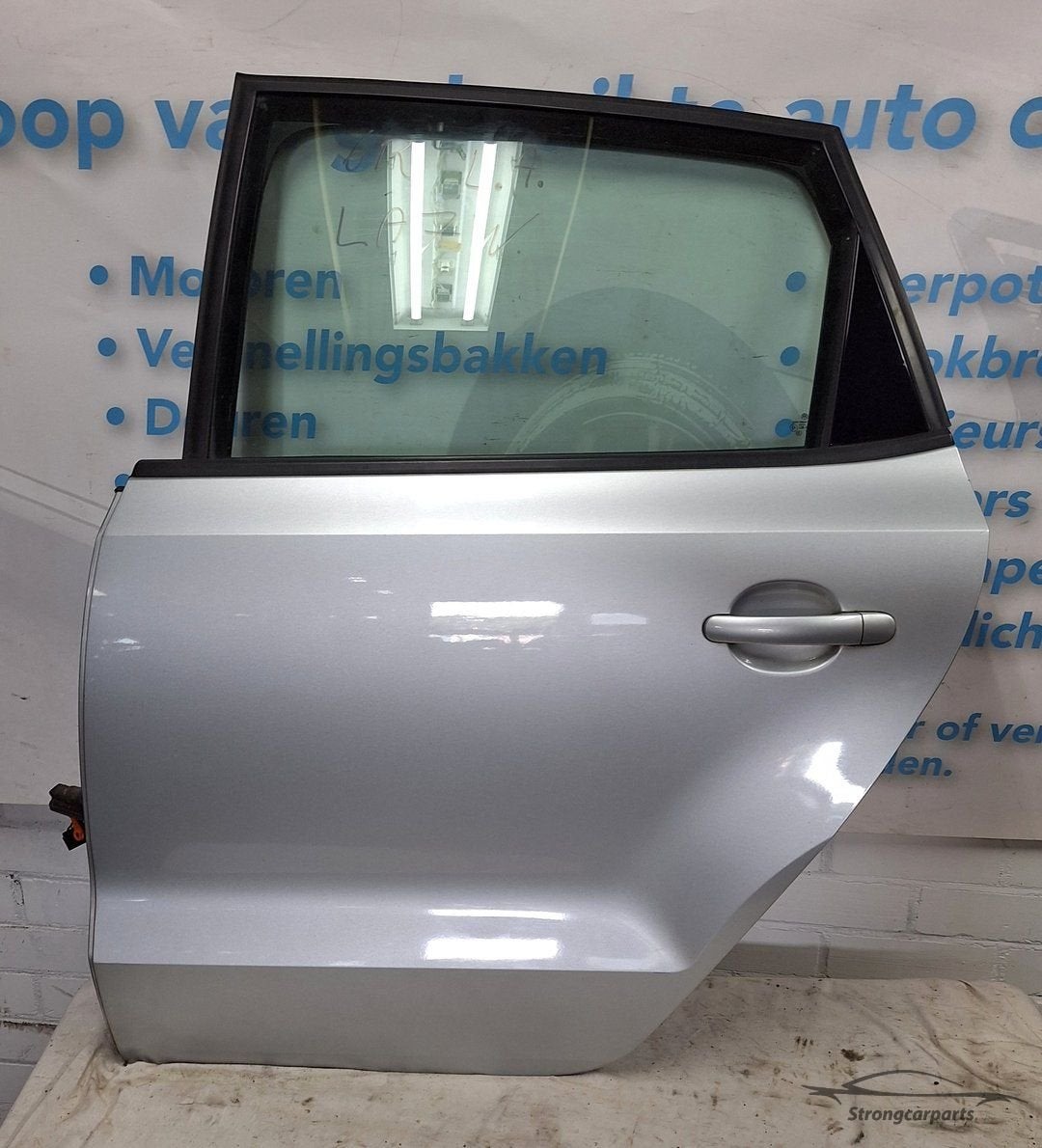Deur Portier VW Polo 6R 6C links achter kleurcode LA7W compl, Arrière, Volkswagen, -, Utilisé