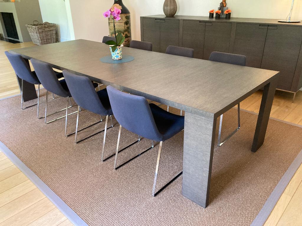 Table design MAXALTO + buffet + (table basse - chaises,...), Enlèvement, Comme neuf, Modern design, 6 à 8 chaises