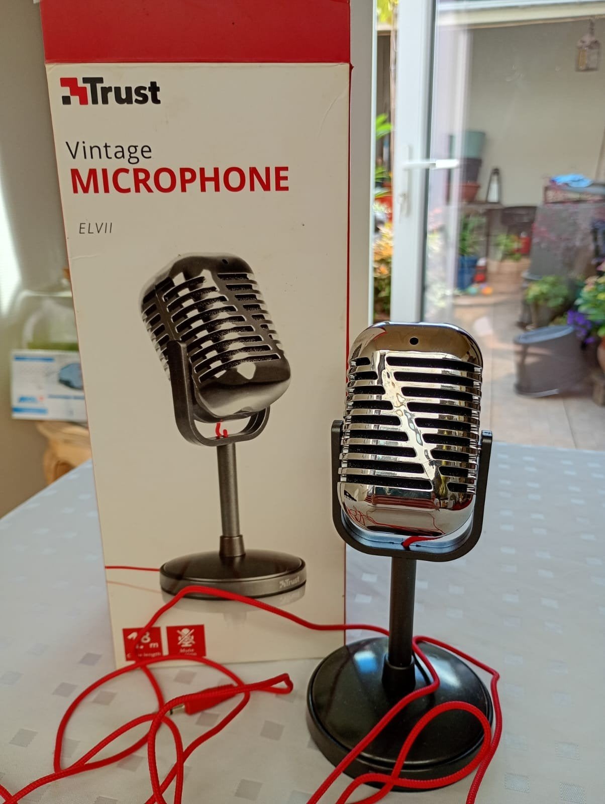 Microphone Trust ELVII, Muziek en Instrumenten, Ophalen of Verzenden, Zo goed als nieuw, Zangmicrofoon
