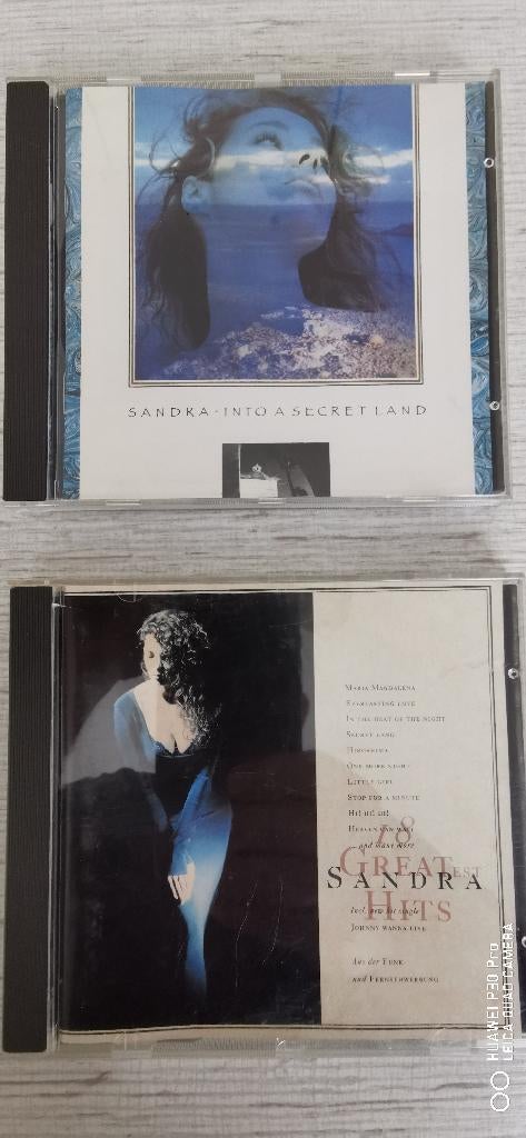 CD-albums „Sandra”, Ophalen, Gebruikt