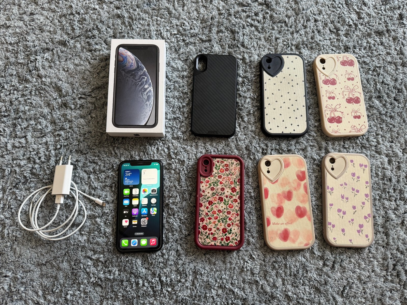 iPhone XR Noir - 64Go, Telecommunicatie, Mobiele telefoons | Apple iPhone, Ophalen, 83 %, Zwart, IPhone XR