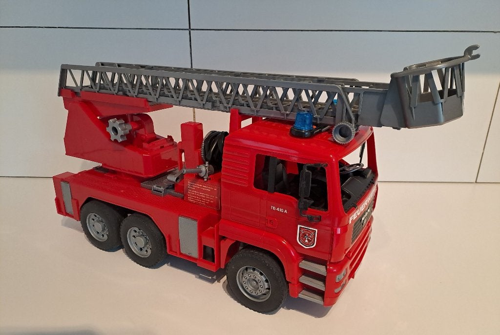 Bruder feuerwehr brandweerwagen, Ophalen, Gebruikt