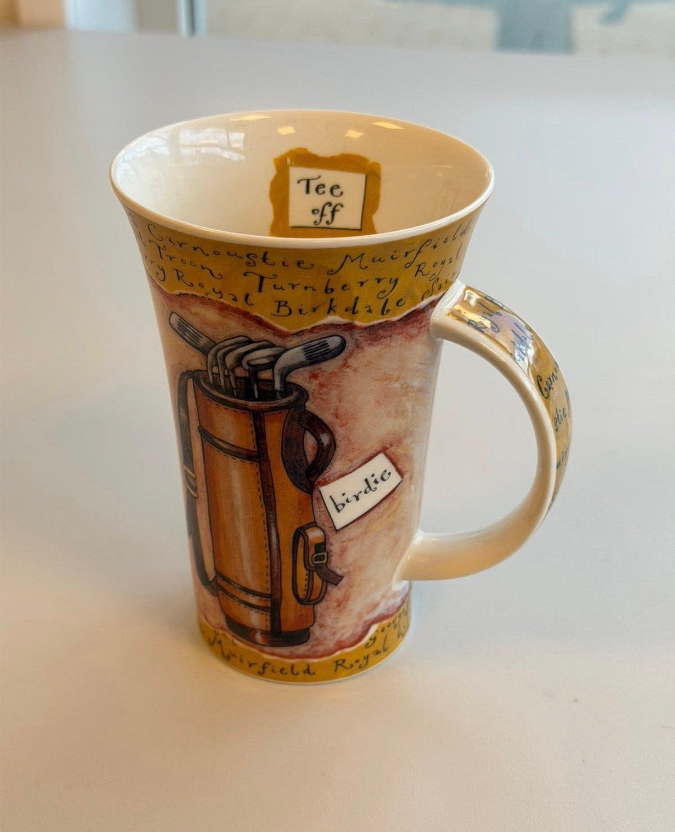 Mug Dunoon Glencoe World of GOLF Fine Bone, Chine, Écosse, Maison & Meubles, Enlèvement ou Envoi, Neuf, Porcelaine, Mug