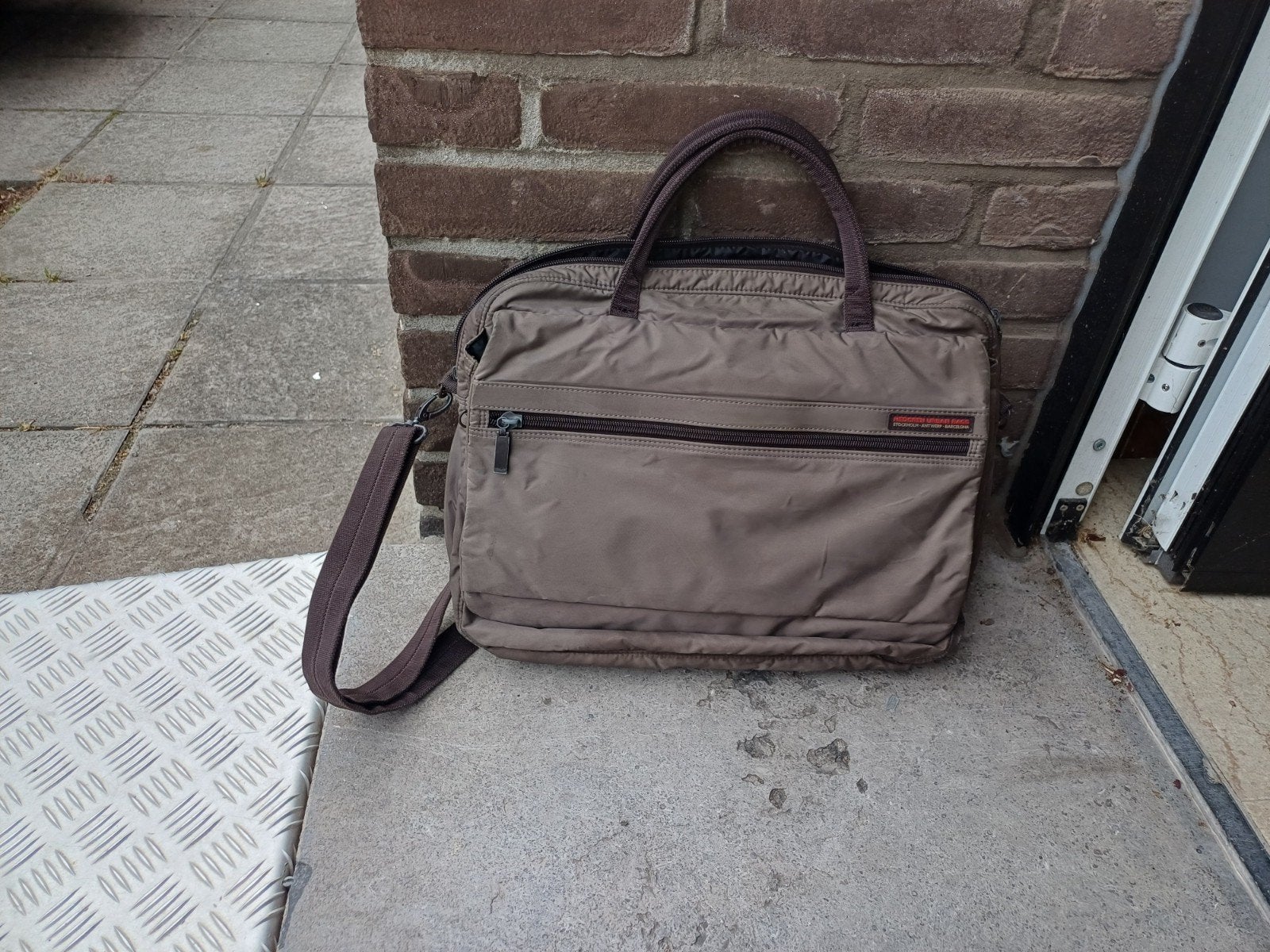 werktas of computer tas, Ophalen, Grijs