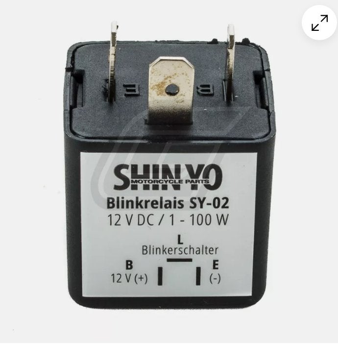 Shin-Yo knipperlichtrelais (LED) 12 volt, Motoren, Ophalen of Verzenden, Nieuw