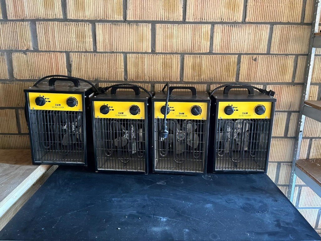 Bouwdrogers - verwarming, Ophalen, Zo goed als nieuw, Ventilator
