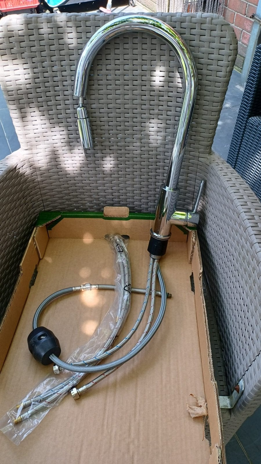 Nieuwe keukenkraan, Ophalen, Minder dan 50 cm, Nieuw, Minder dan 25 cm