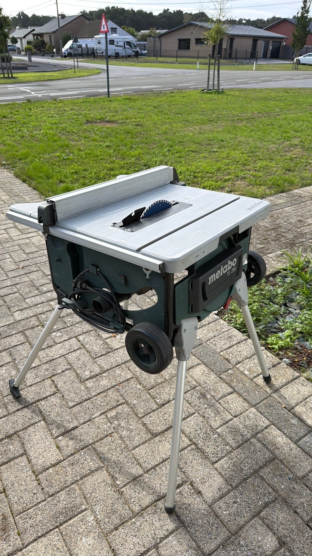 Metabo TS 254 zaagtafel, Ophalen, Gebruikt, Cirkelzaag, 70 mm of meer