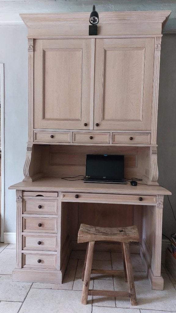 Bureaumeubel, Huis en Inrichting, Bureaus, Ophalen, Gebruikt, Hout, Klassiek