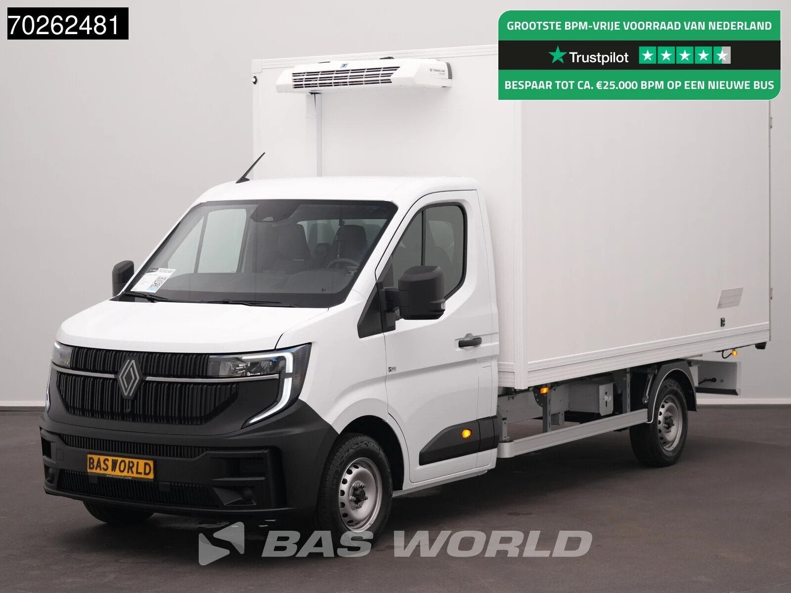 Renault Master 170PK BPM VRIJ! -15 Vries Koelwagen 2025model, Auto's, Bestelwagens en Lichte vracht, 1998 cc, Stof, Euro 6, Renault