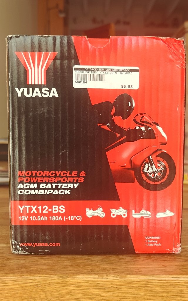lood accu YTX12-BS voor moto's / Vespa, Ophalen, Nieuw