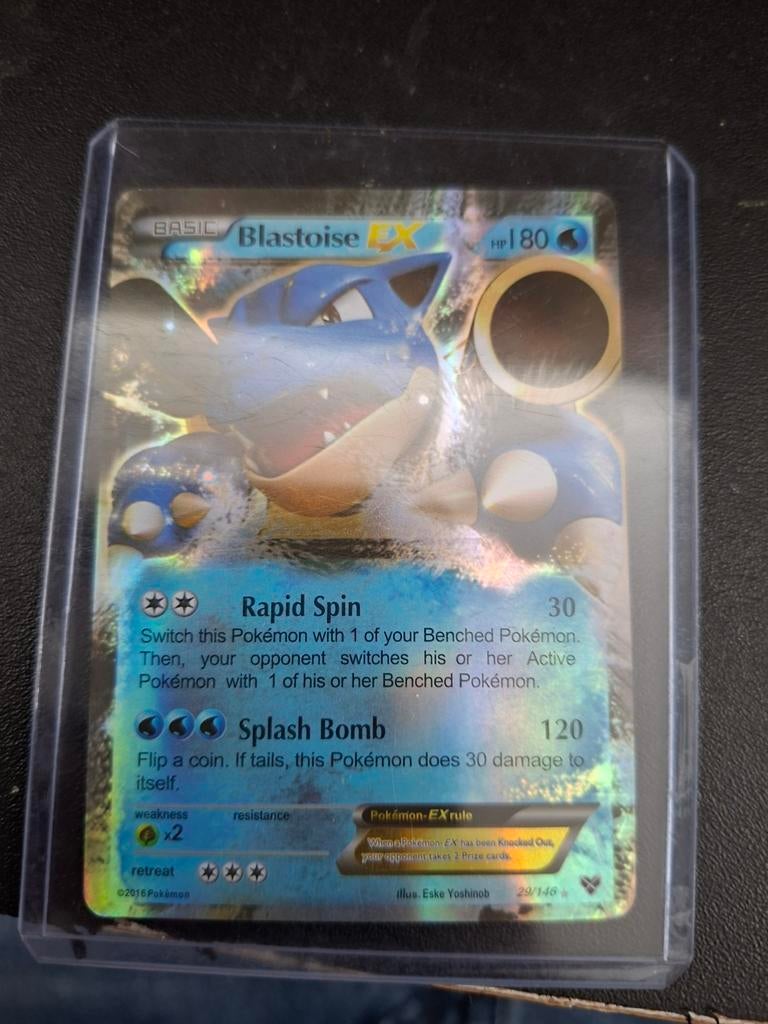 Blastoise ex, Hobby en Vrije tijd, Verzamelkaartspellen | Pokémon, Ophalen of Verzenden