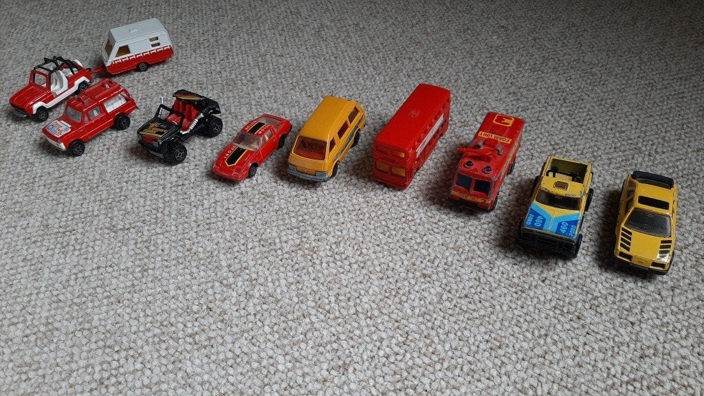 Set Matchbox en Majorette auto's voor 25€, Enlèvement ou Envoi, Comme neuf, Voiture, Matchbox
