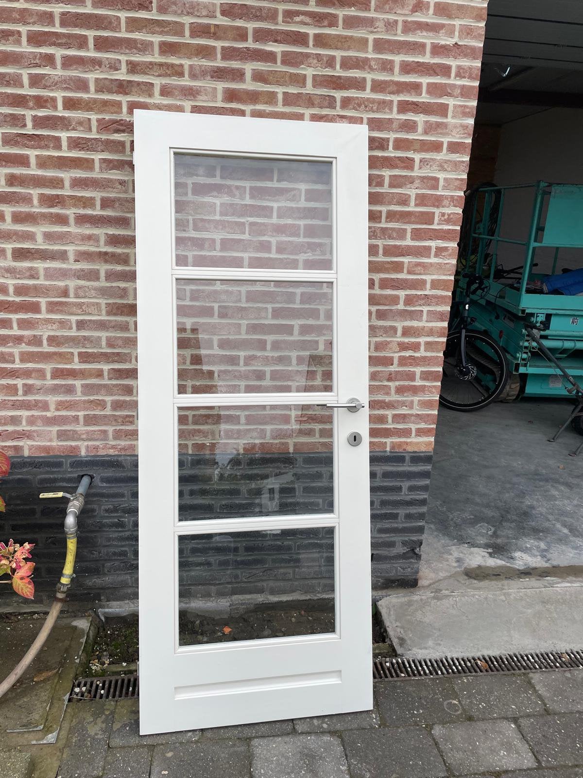 Volle eikendeur, Doe-het-zelf en Bouw, Ophalen, Gebruikt, 80 tot 100 cm, Binnendeur