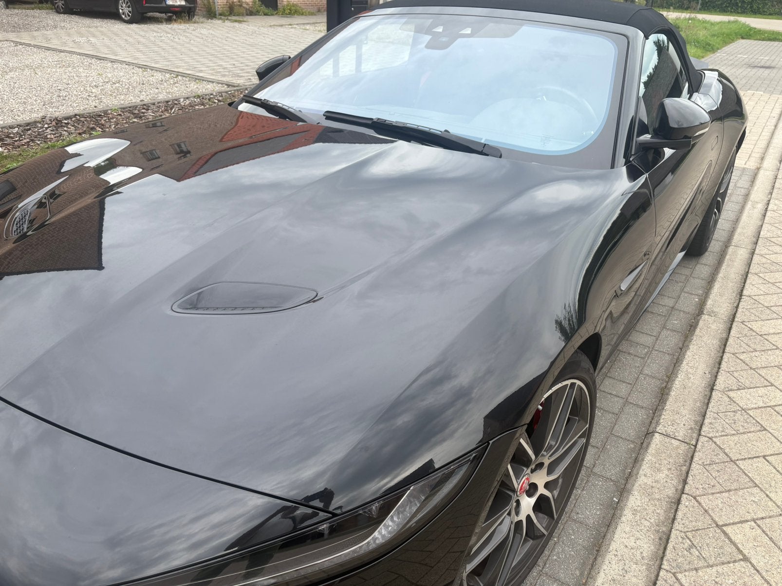 Jaguar f type cabriolet, Auto's, Automaat, F-type, Cabriolet, Zwart