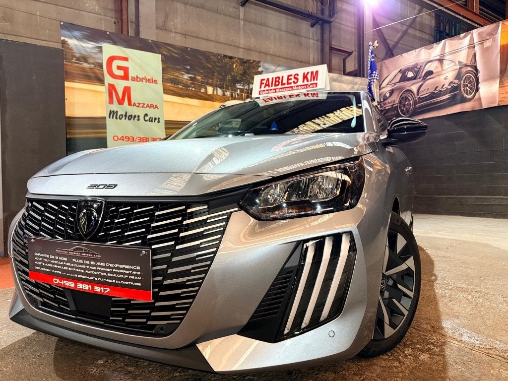 Peugeot 208 Allure 1.2i 615KM!! Full LED Cockpit CarPlay, Argent ou Gris, Achat, Euro 6, Entreprise