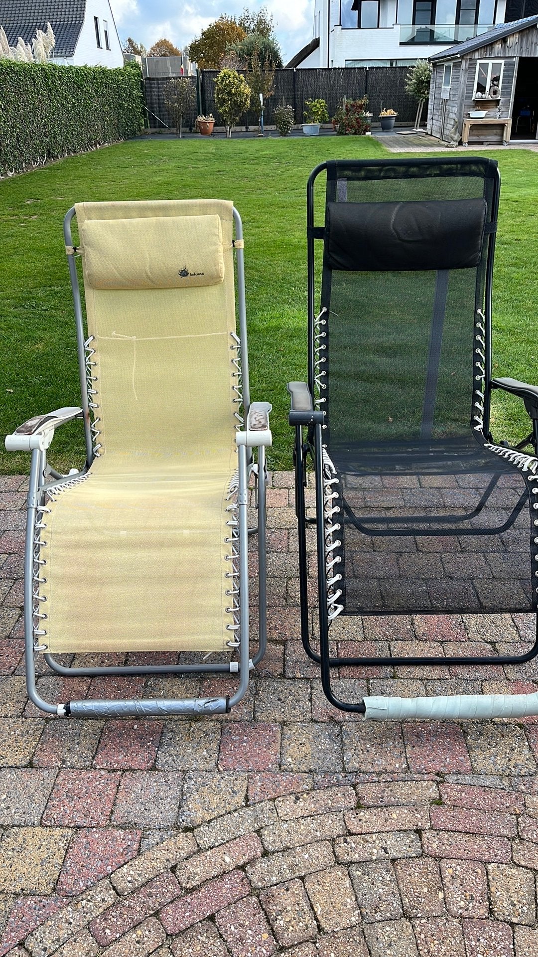 Relaxzetels voor de tuin, Enlèvement, Utilisé, Pliant