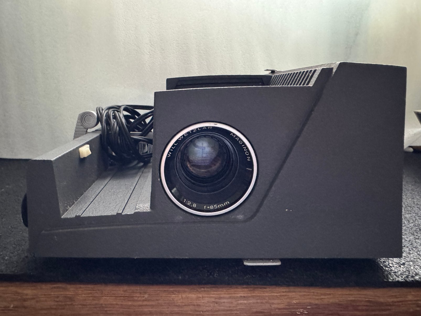 Vintage diaprojector Made in Belgium, Ophalen of Verzenden, Gebruikt