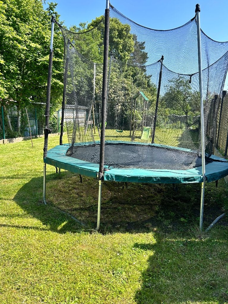 Trampoline gratis mee te nemen, Enfants & Bébés, Enlèvement, Utilisé