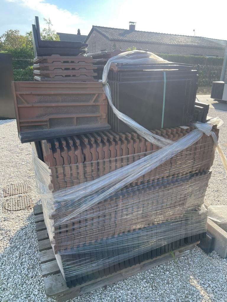Dakpannen Actua Titaanzwart, Doe-het-zelf en Bouw, Dakpannen en Dakbedekking, Ophalen of Verzenden, Nieuw, Dakpannen