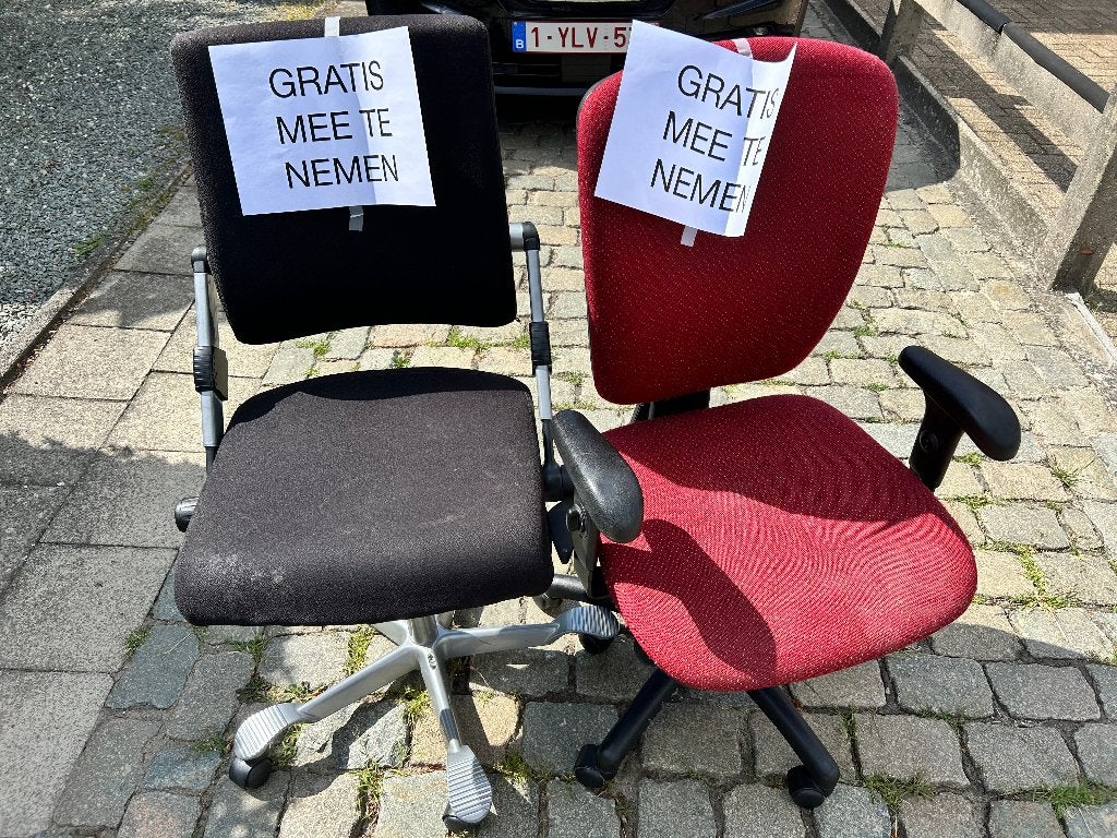 2 Bureaustoelen (gratis op te halen), Ophalen, Gebruikt, Bureaustoel