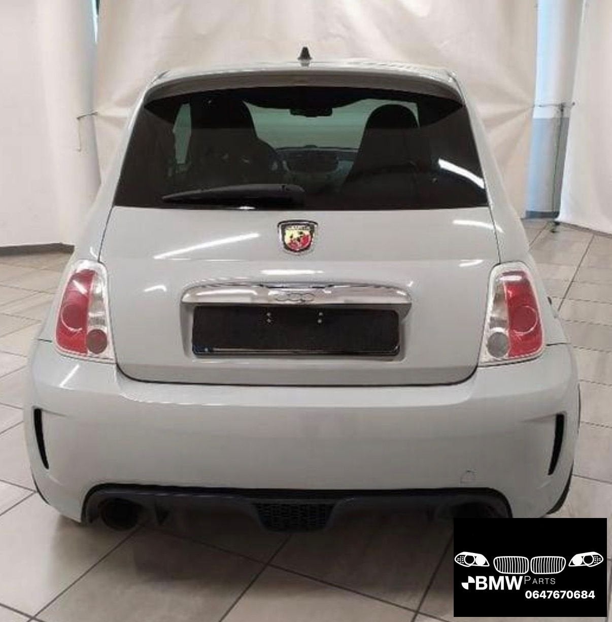 Kofferklep Abarth 595 / Fiat 500 Grigio 676A, Arrière, -, Origine de la pièce connue, Haillon arrière