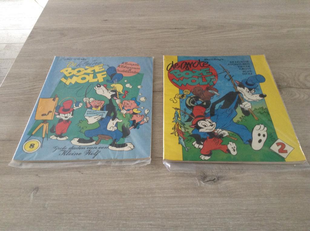 Walt Disney Boze wolf verschillende strips, Boeken, Meerdere stripboeken, Ophalen of Verzenden, Gelezen, Walt Disney