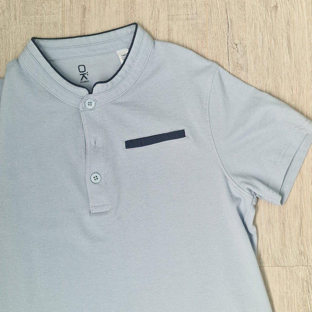 Lichtblauwe polo Okaïdi 164, Enfants & Bébés, Vêtements enfant | Taille 164, Garçon, Chemise ou À manches longues, Comme neuf