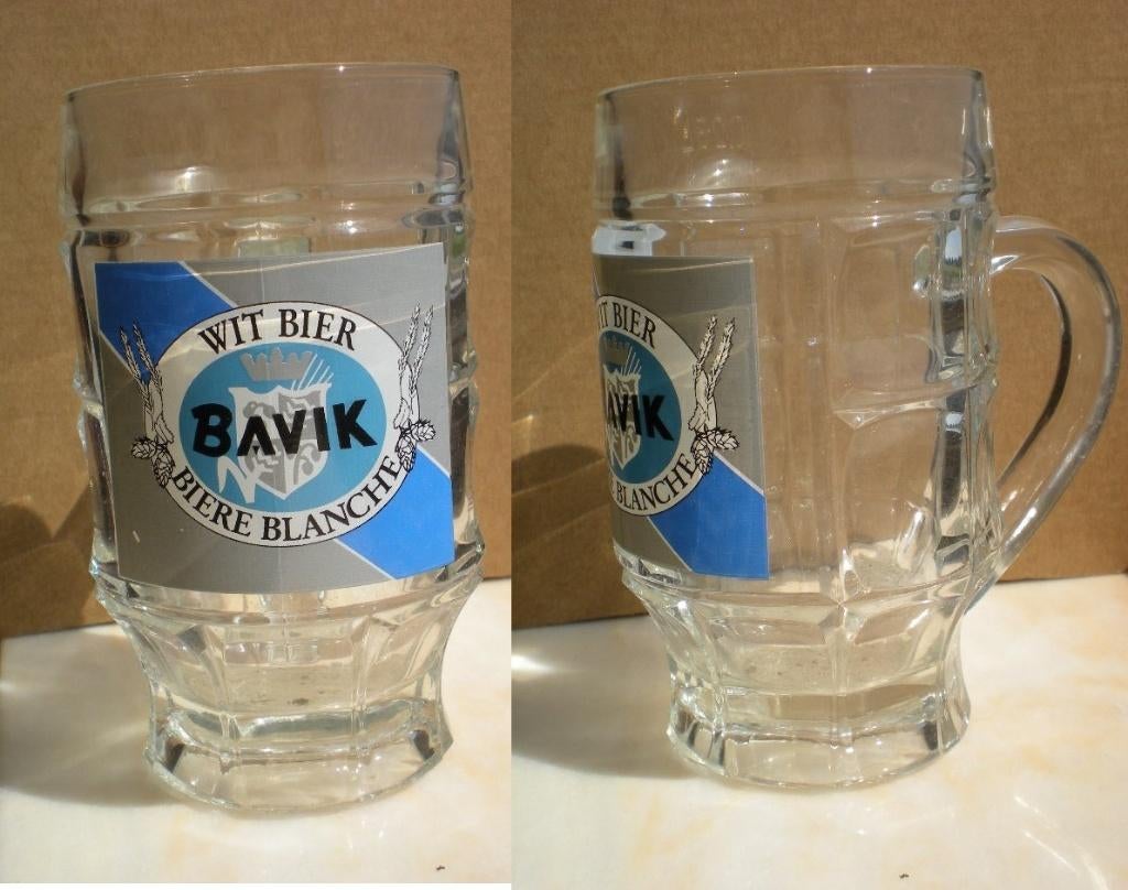 BAVIK witte bier    mok, Verzamelen, Ophalen of Verzenden, Zo goed als nieuw, Pul(len)
