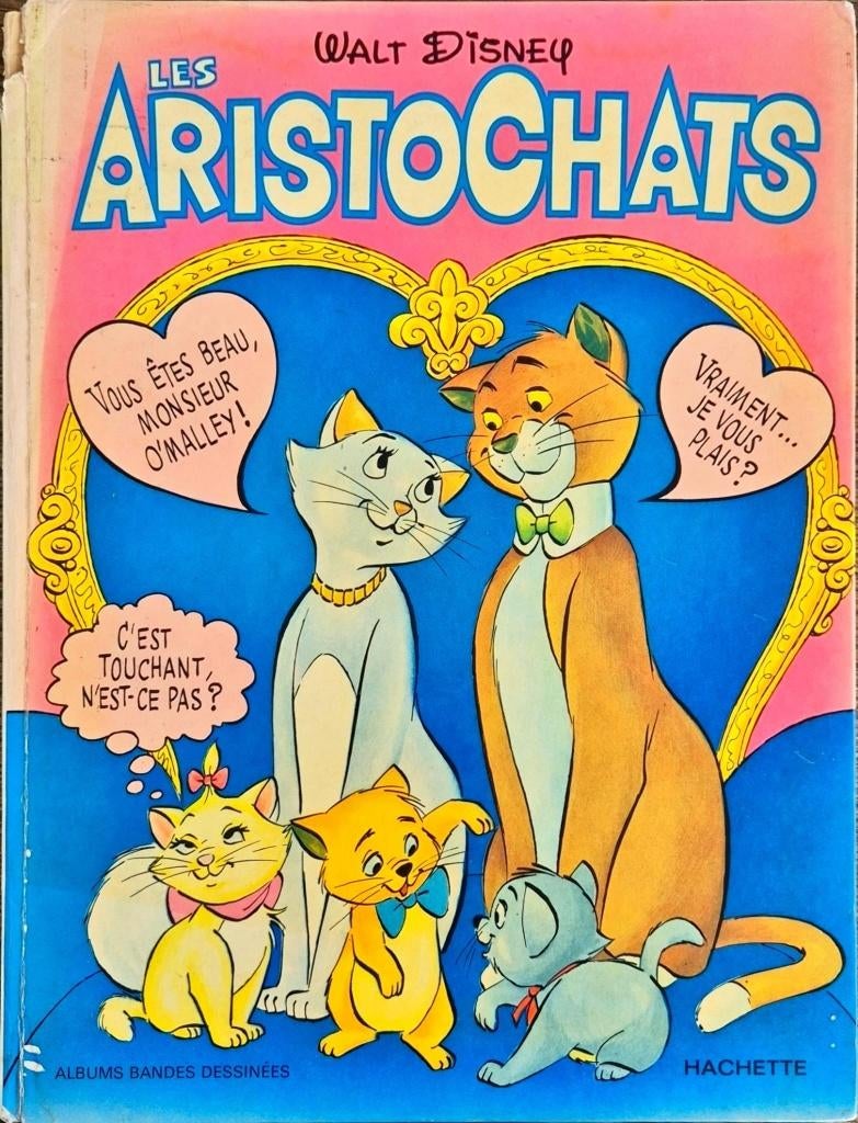 Les Aristochats – Walt Disney / Hachette – 1971, Collections, Disney, Utilisé, Enlèvement
