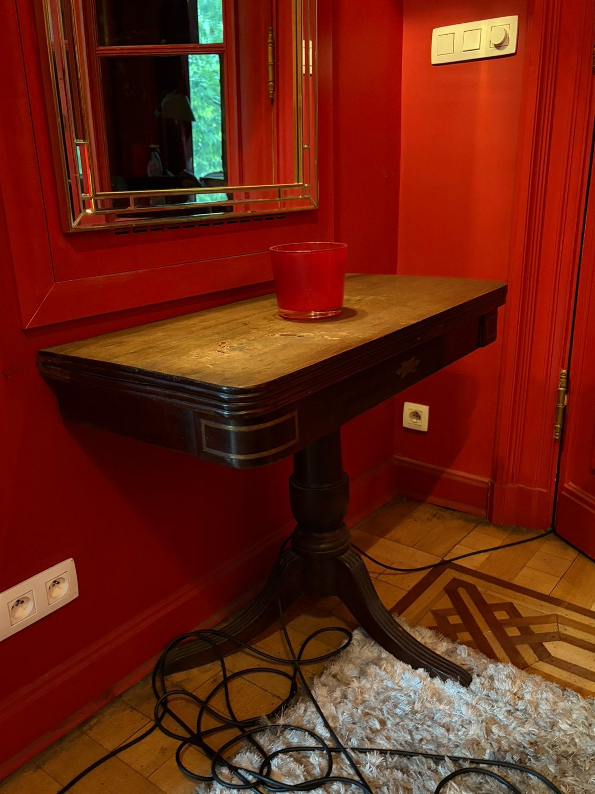 Wandtafel, Ophalen