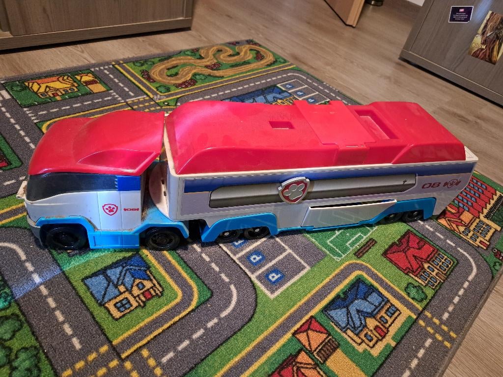 Paw patrol vrachtwagen en voertuigen, Kinderen en Baby's, Ophalen, Gebruikt