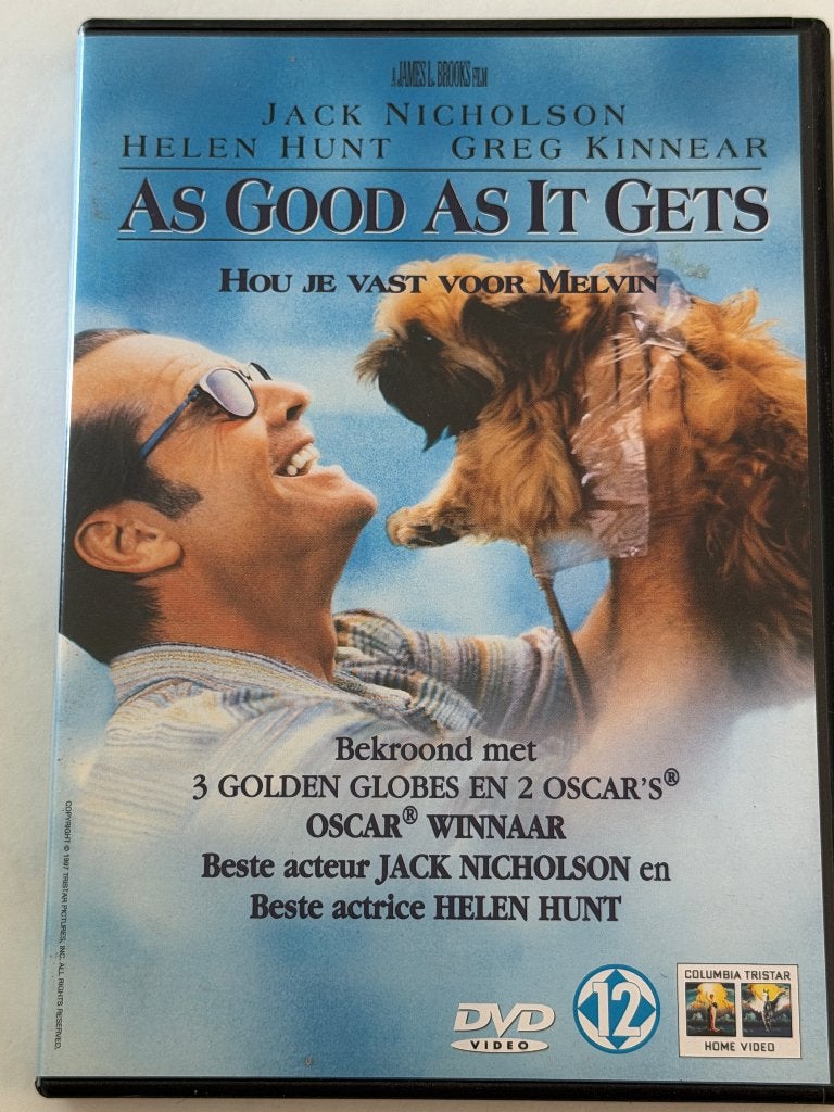As Good As It Gets (DVD) Jack Nicholson, Vanaf 12 jaar, Ophalen of Verzenden, Gebruikt, Romantische komedie