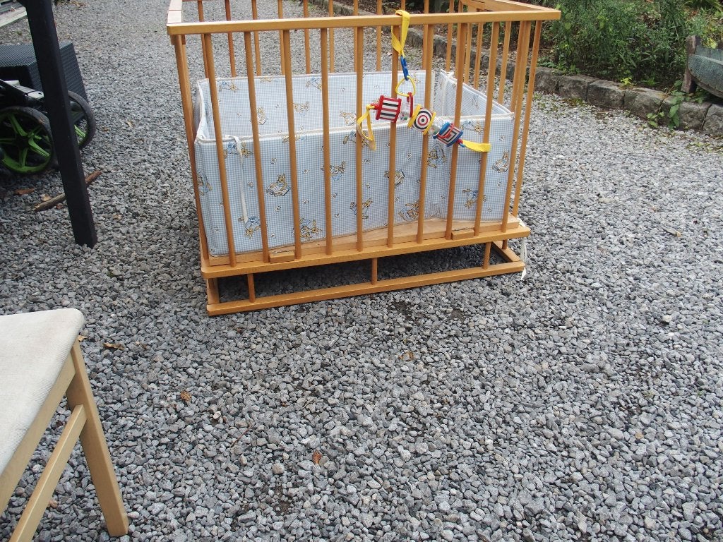 lit cage ou parc, 100 cm, Une personne, Enlèvement, Utilisé