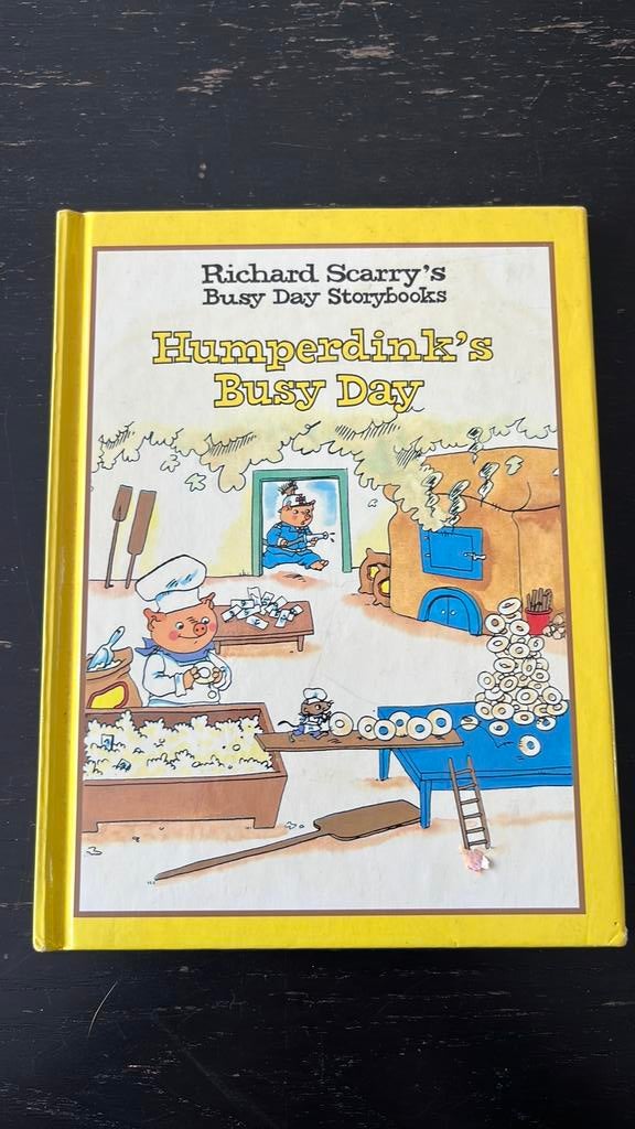 Richard Scarry Humperddink’s Busy day, Ophalen of Verzenden, Gelezen, Non-fictie